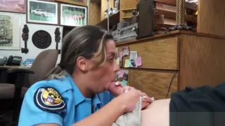 Latina Cop Fucked in Pawn Shop