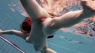 Salaka Ribkina beautiful body in the swimming pool