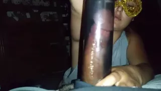 Homemade pov with young wife