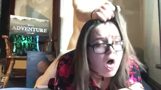 curvy girlfriend  caught masturbating then gets something better