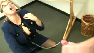 Busty mature teacher classroom bukkake