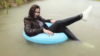Lake Rain Girl