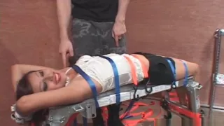 Roped amateur nymph enjoys BDSM treatment