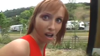 Lusty offering for public sex