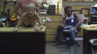 black handsome guy girlfriend  gets fucked