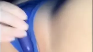 Playing with my pussy while he drives me around in his car. [[SNAPCHAT]]