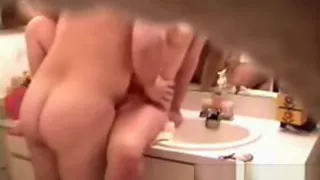 Hidden Camera Couple Fuck in the Bathroom