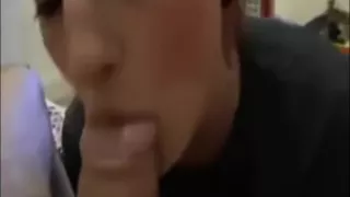 She blows uncircumcised cock till iI cum.