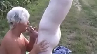 Amateur - Pierced Nipple Mature Young Stud Outdoor Fuck