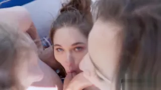 Teens fuck at boat party