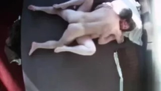 Mature and young guy