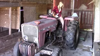 Riding a Tractor