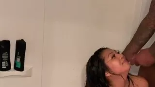 Cash and Layla Interracial Black On Asian BathTub Fuck