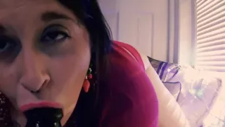 BBW GFE plays with dildo, oils big ass, rips bubbly wet farts!