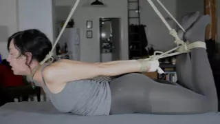 Elise Graves Struggles to Breathe in Predicament Hogtie - BondageLiberation