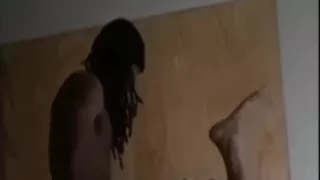 Black stud rams her black vagina