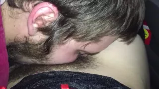 Eating my girl in the car