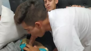 We Watch Movies With My Stepmother And I Take The Opportunity To Pleasure My Stepbrother