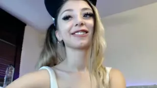 Big Boobed Blonde Masturbates With A Dildo In The Bathroom