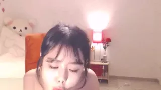 Korean babe blowjob training