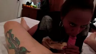 2 Girl Ebony Threesome With Randy Johnson