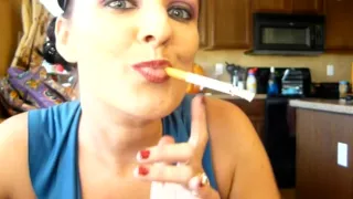 Housewife Dangles Marlboro Red 100!