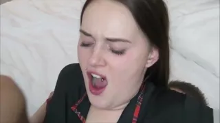 German Tatooed Teen with 2 Guys