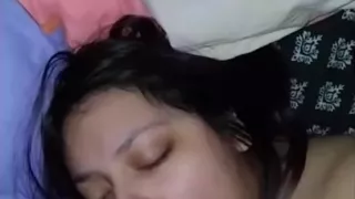 Playin with wifes pussy