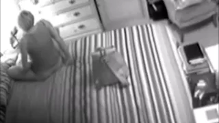 Hidden cam. My mom masturbates watching pussy on mirror