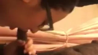 gf deepthroats boyfriend  in parents bathroom