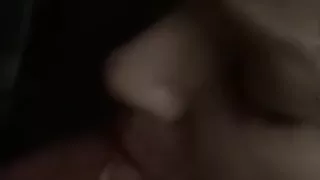 She sucks me off before work and takes cum on her face