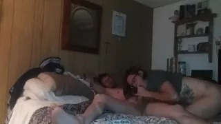 69 and doggie style, quick fuckin before bed