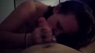 Sexy Milf blows teenager