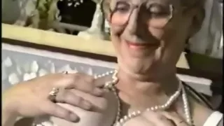 Granny vintage lingerie strip