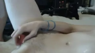 18yo teen hairy pussy dildo play 3