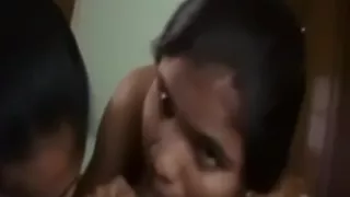 Desi Mother and Daughter Give Blowjob Part 1