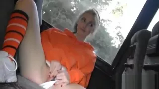 Busty amateur teen enjoys cock deep in her mouth and pussy