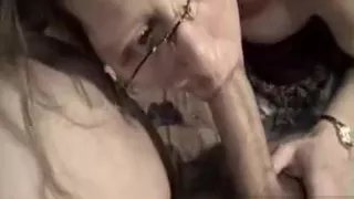 Nerdy matured woman rocks cocks