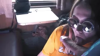 Man fucks a stranger on a train in POV porn
