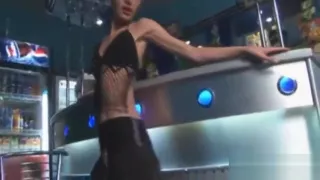 Striptease on the bar