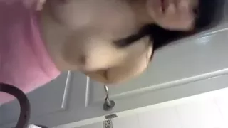 Asian bathroom cam