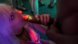 Cfnm teens suck black rod