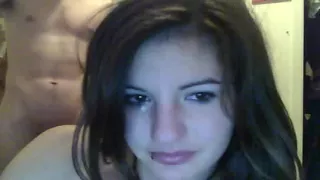 Homemade - Cute girl fucks CIM-Facial - CAM