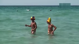 Beach Nudes - going crazy and naked at the beach (nude male)