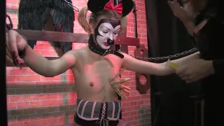 FrenzyBDSM Mature Domina Using Clamps and Chains