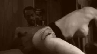 amateur MILF with juicy ass fucks black pal