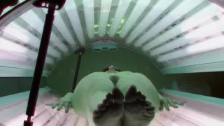 Solarium voyeur - quality clip