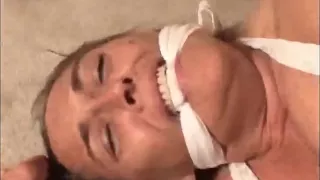 MiLF is tied up with ropes and gagged