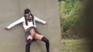 taking a leak outdoors