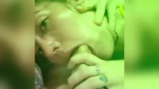 Big thick white cock cuming all over Babby Bunnys face